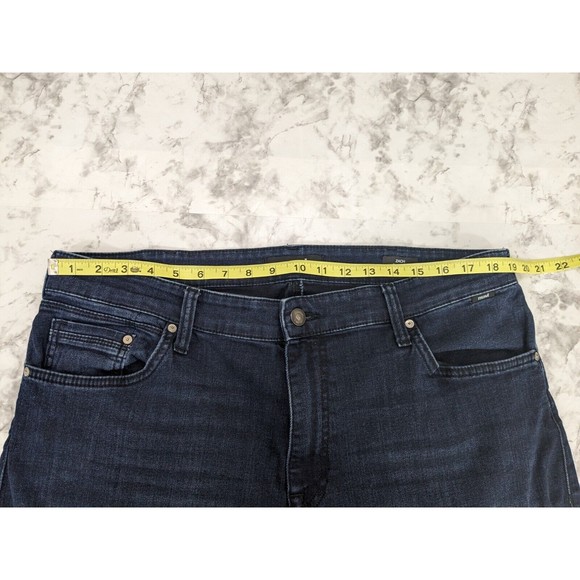 Mavi Zach Straight Leg Jeans Men's Size 36 X 32 Mid Rise Dark Wash Denim - Picture 7 of 10